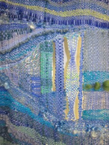 a part of blue tapestry